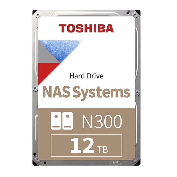 Toshiba N300 12TB 7200Rpm 512MB - HDWG51CUZSVA ürün görseli 1