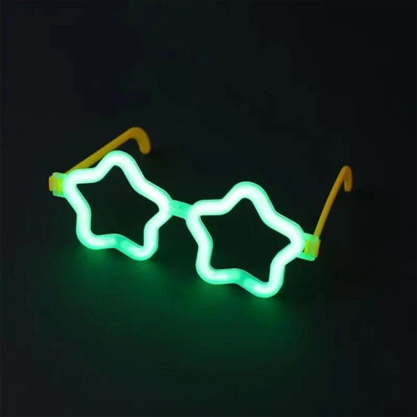 Yıldız Glow Partisi Gözlüğü - 12 Adet ürün görseli 1