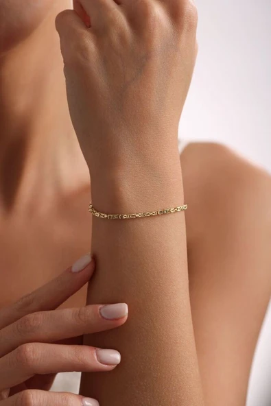 Kral Bileklik Altın 2 mm - Resim 2