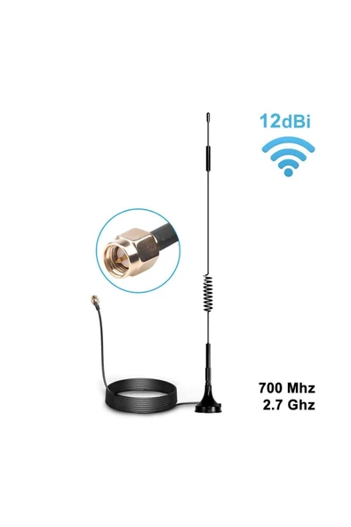 12dbi Anten Sma Erkek 1.5 Metre Kablo ürün görseli 1