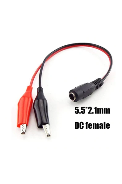 2.1mm Adaptör to Krokodil Kablo - Resim 5