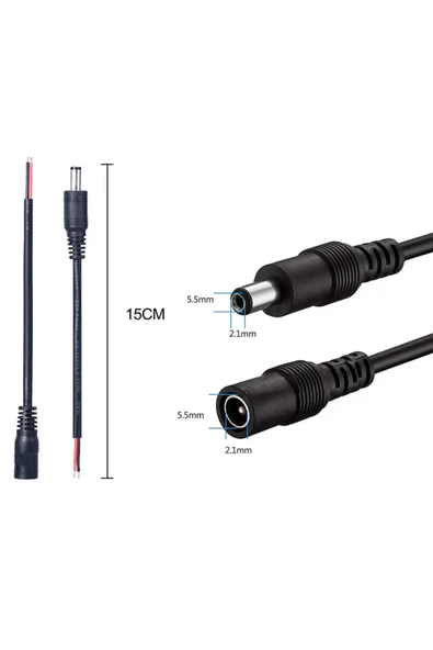 15cm Adaptör Kablosu Dişi - Resim 8