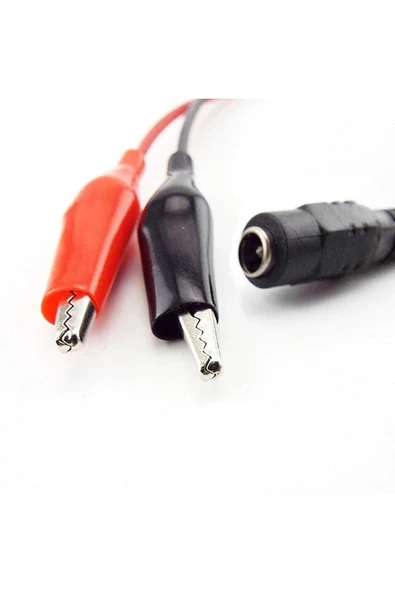 2.1mm Adaptör to Krokodil Kablo - Resim 3