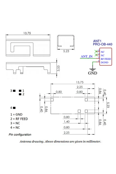 PRO-OB-440 2.4GHZ RF Anten - Resim 8