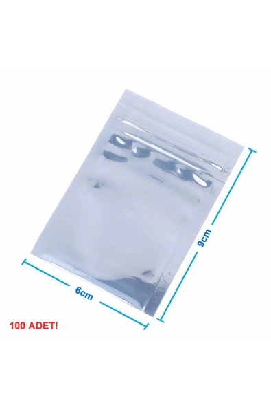 Kilitli Antistatik Poşet 6x9cm 100 Adet ürün görseli 1