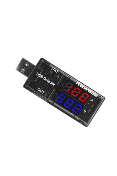 USB Dedektör Dijital Voltmetre KWS-10VA - Resim 5