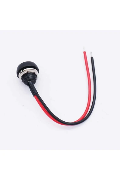 12mm PBS-33B Push Buton 20cm Kablolu - Resim 3