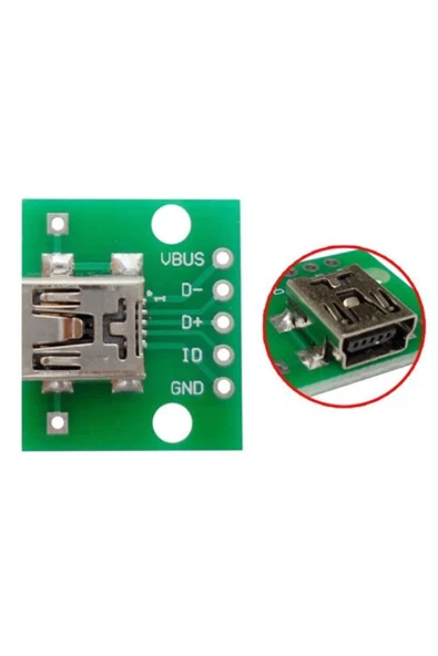 Mini USB to Dip Pcb - Resim 6