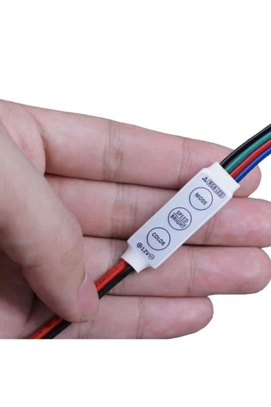 3 Buton Rgb Led Dimmer - Resim 8