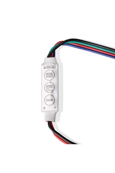 3 Buton Rgb Led Dimmer - Resim 4