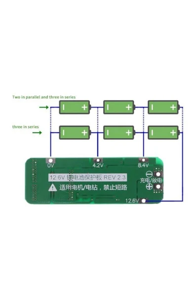 3S 20A BMS - Resim 3