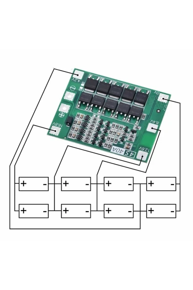 4S 40A BMS Standart - Resim 5