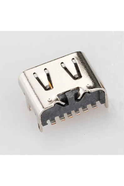 Type-C Usb Soket 6 Pin Smd - Resim 3
