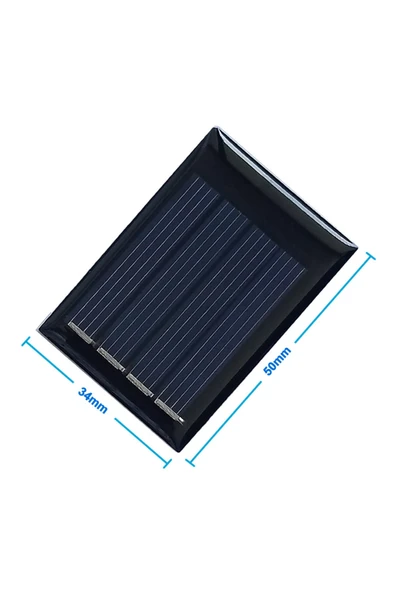 Güneş Paneli 2V 50mA 34x50mm ürün görseli 1