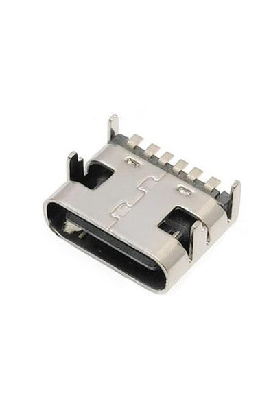 Type-C Usb Soket 6 Pin Smd ürün görseli 1