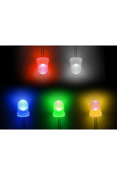 100 Adet 5mm LED Seti - Resim 3
