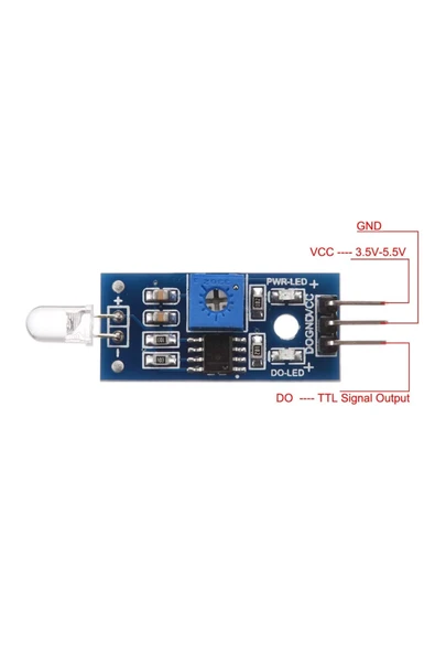 LM393 Light Sensör Modül - Resim 7