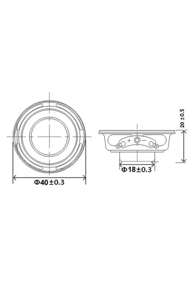 4 Ohm 3W Hoparlör - Resim 7