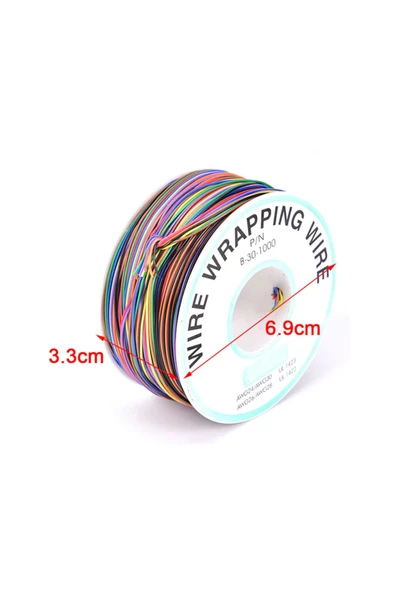 280 Metre 8 Renk 0.25mm Kablo - Resim 7