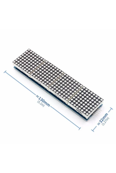 MAX7219 4lü Dot Matrix Modül ürün görseli 1