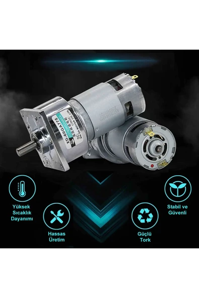 XD-60GA775 24V 30Rpm - Resim 2