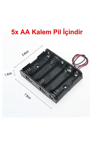 AA Pil Kutusu 5x ürün görseli 1