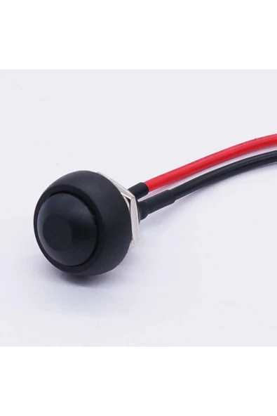 12mm PBS-33B Push Buton 20cm Kablolu - Resim 2