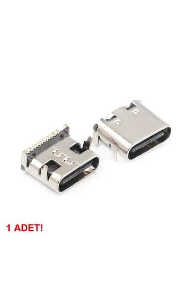 Type-C Usb Soket 16 Pin Smd - Resim 2