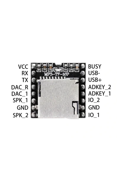 MP3-TF-16P MP3 Modül - Resim 6
