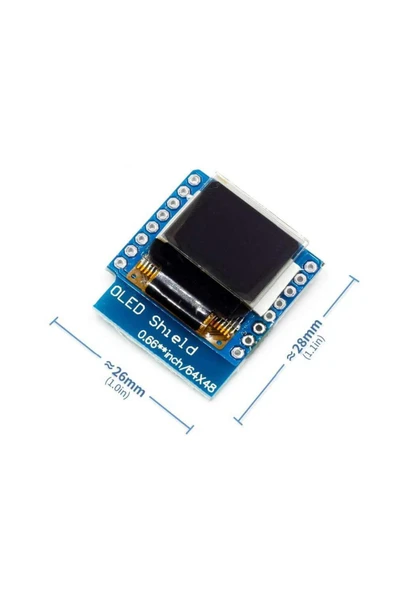 WEMOS D1 Mini Oled Lcd Modül ürün görseli 1