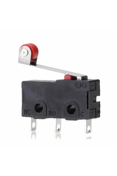 Makaralı Micro Switch Anahtar 5A Kw123 - Resim 3
