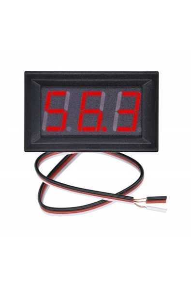 0.56" 0-100V Kırmızı Voltmetre ürün görseli 1