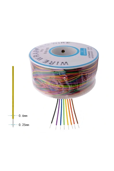 280 Metre 8 Renk 0.25mm Kablo ürün görseli 1