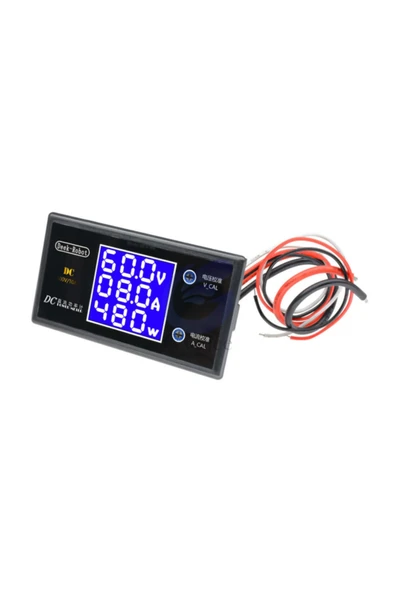 100V 10A Voltmetre Ampermetre Wattmetre - Resim 5