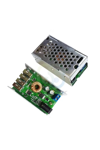 4 USB Port 36V - 5V 5A Power Modül - Resim 3