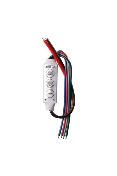 3 Buton Rgb Led Dimmer - Resim 2