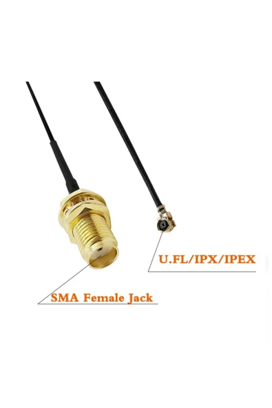 20CM Sma Ipex Female RF Kablo - Resim 2