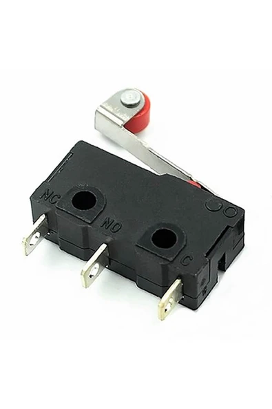 Makaralı Micro Switch Anahtar 5A Kw123 - Resim 5
