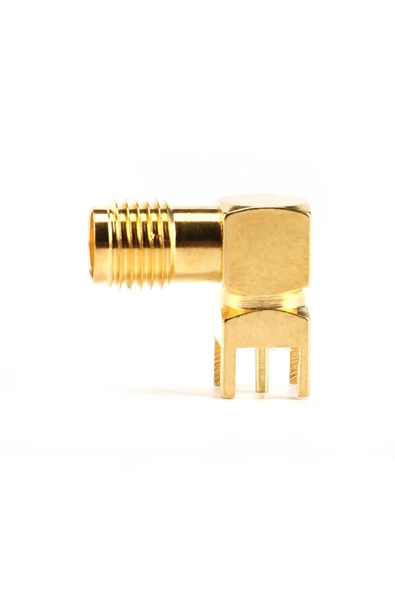 SMA PCB Tip Soket 90 Derece SMA-KWE - Resim 6