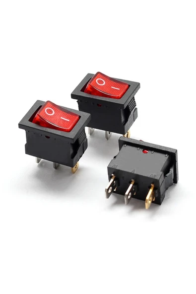 3 Pin Ledli Anahtar KCD1-1 - Resim 7
