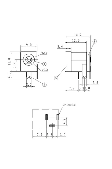 DC005 5.5mm x 2.1mm - Resim 8