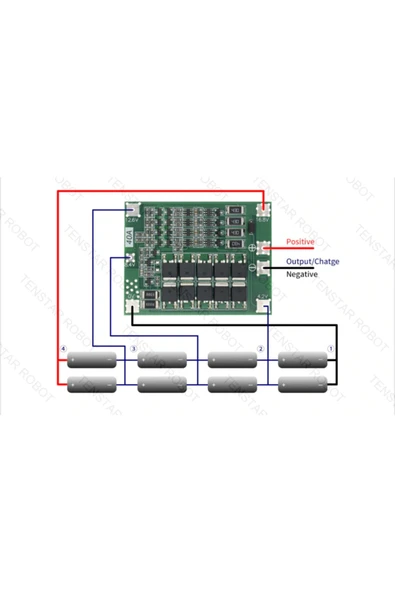 4S 40A BMS Balans - Resim 8