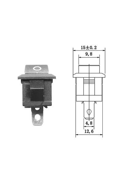 KCD1 2 Pin Anahtar - Resim 5