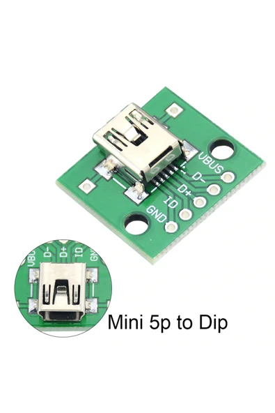 Mini USB to Dip Pcb - Resim 5