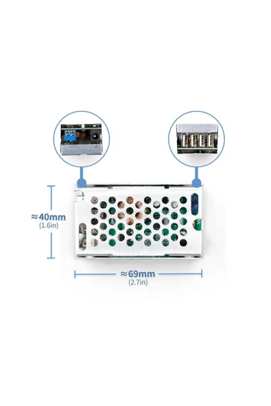 4 USB Port 36V - 5V 5A Power Modül ürün görseli 1