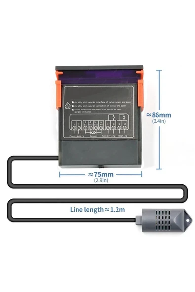 STC-3028 220V Termostat - Resim 2