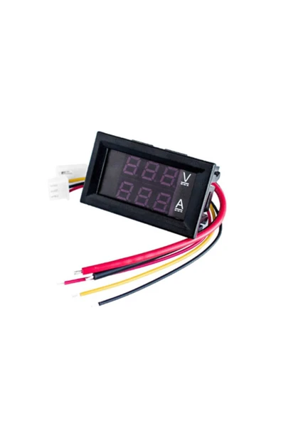 100V 10A Voltmetre Ampermetre DSN-VC288 - Resim 2