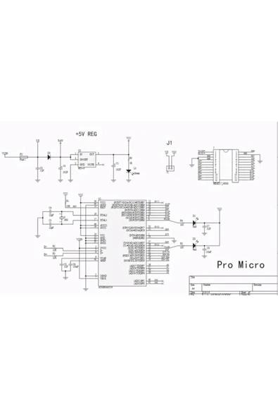 ATmega32U4 Pro Micro - Resim 8