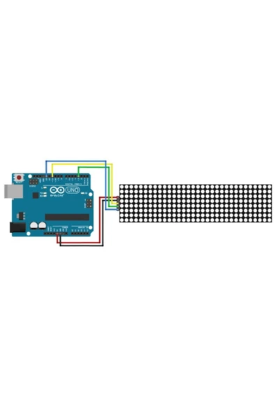 MAX7219 4lü Dot Matrix Modül - Resim 8