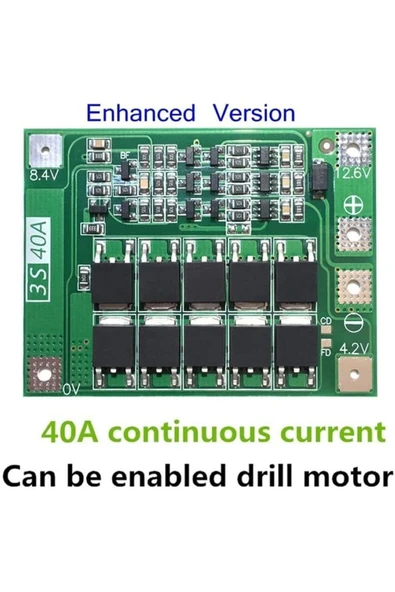 3S 40A BMS Standart - Resim 2